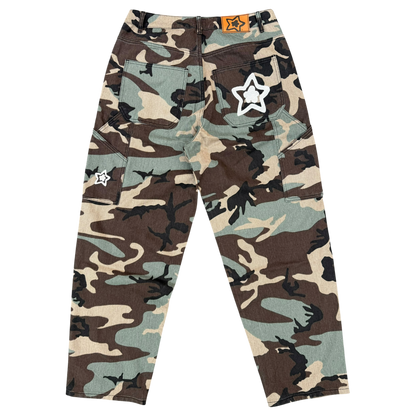 WOODLAND CAMO STAR JEANS