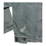 DENIM ZIP UP BLUE