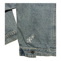DENIM ZIP UP BLUE