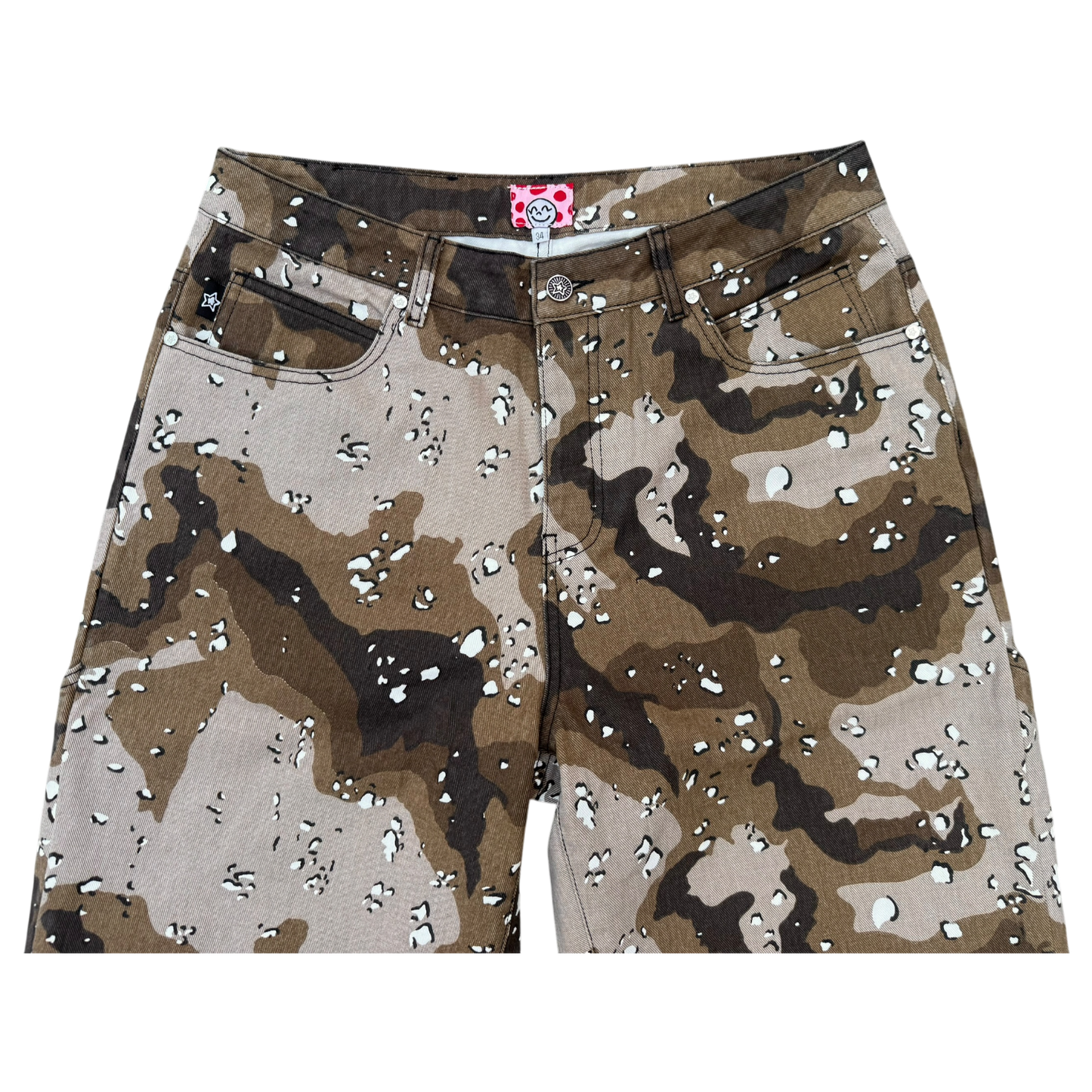 CHOCOLATE CHIP CAMO STAR JEANS