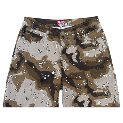 CHOCOLATE CHIP CAMO STAR JEANS