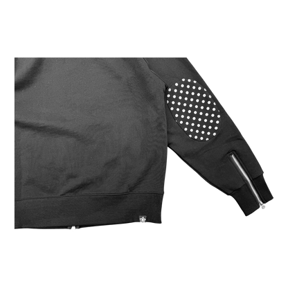 BLACK POLKADOT HOODIE