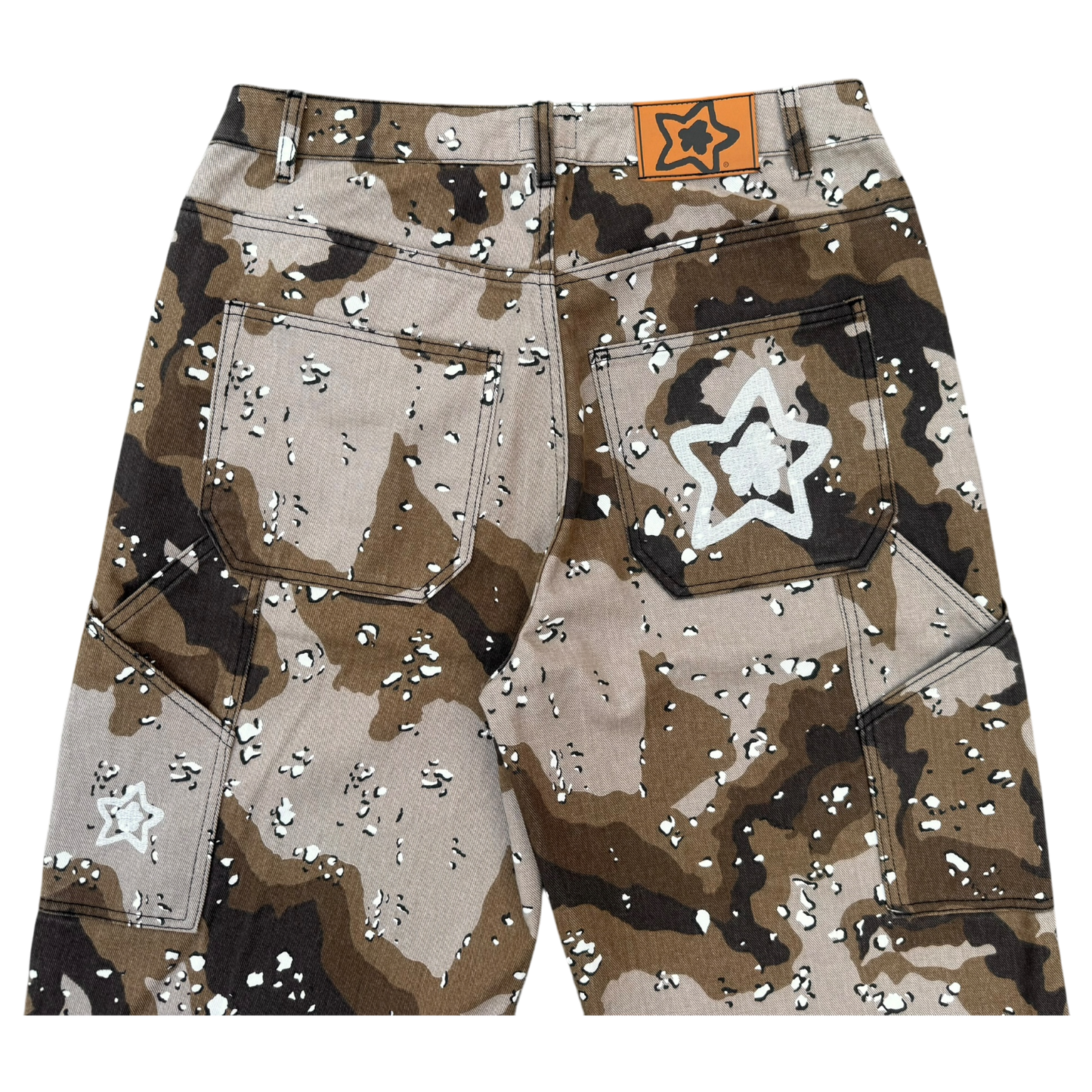 CHOCOLATE CHIP CAMO STAR JEANS