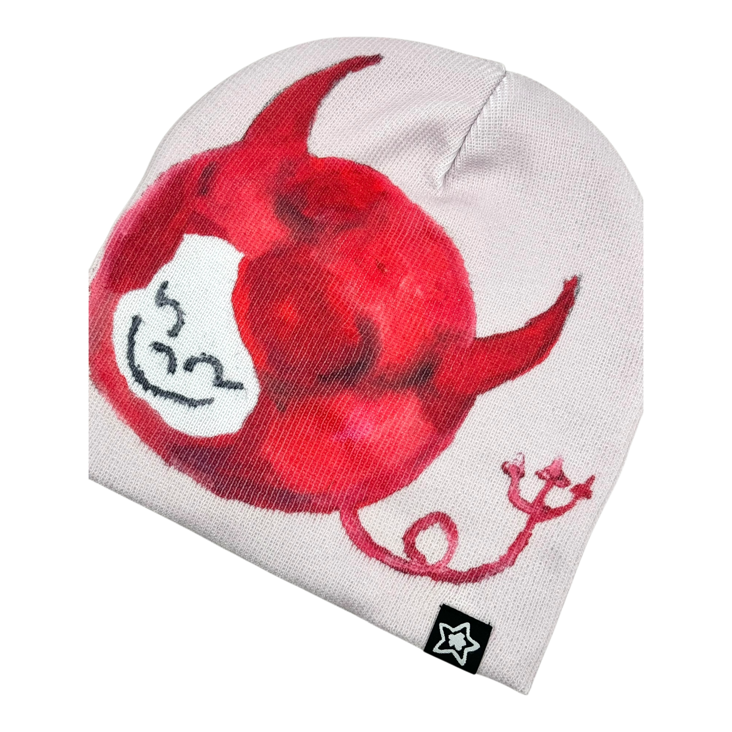 DEVILS SKULLY BEANIE SAND