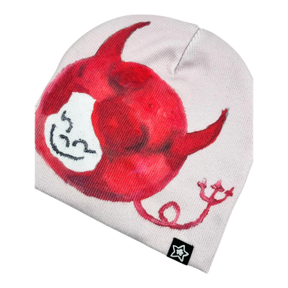 DEVILS SKULLY BEANIE SAND