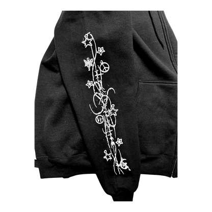 WASTE HOODIE BLACK