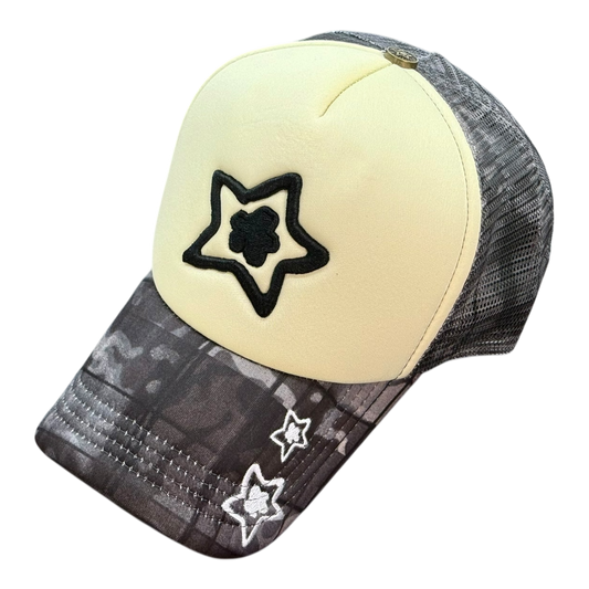 FOAM TRUCKER HAT CAMO BLACK