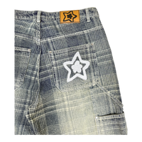 PLAID JEAN BLUE