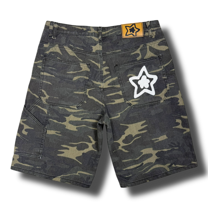 CAMO DROP SHORTS