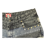 LAYERED STAR JEANS BLUE