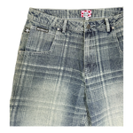 PLAID JEAN BLUE