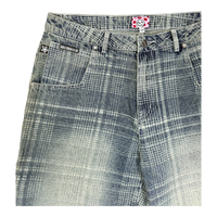 PLAID JEAN BLUE