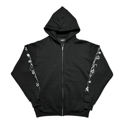 WASTE HOODIE BLACK