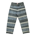 LAYERED STAR JEANS BLUE