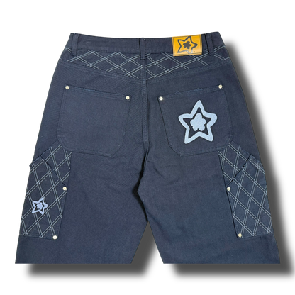 CROSS STITCH DOUBLE KNEE JEANS NAVY
