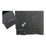 DENIM ZIP UP BLACK