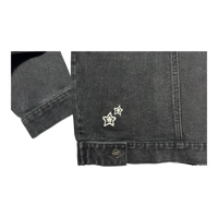 DENIM ZIP UP BLACK