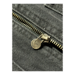 DENIM ZIP UP BLACK