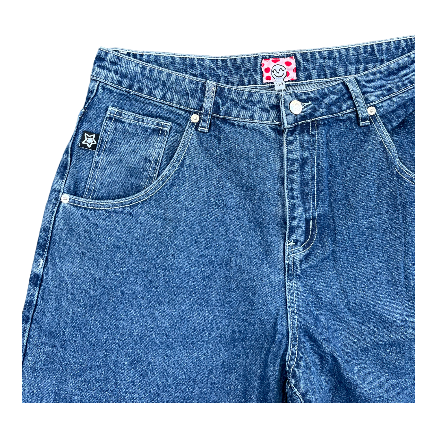 ZIP OFF STAR JEANS (Blue) – The Star Team