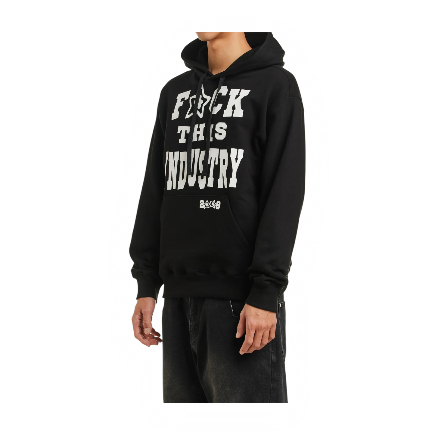 fuckthisindustry パーカー XL FUCK THIS INDUSTRY HOODIE BLACK