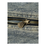 DENIM ZIP UP BLUE