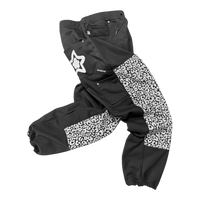 LEOPARD SWEATPANTS BLACK