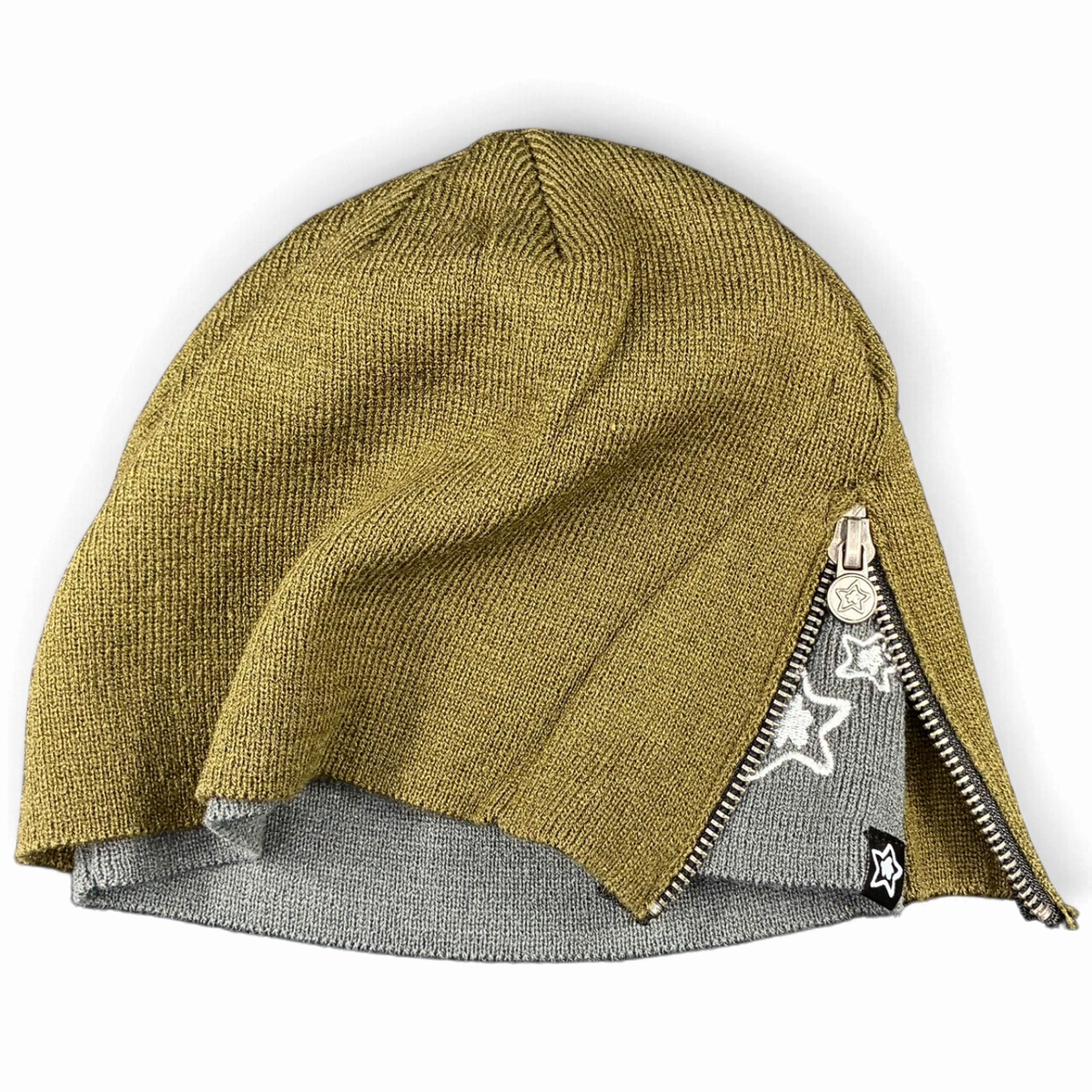 OLIVE ZIPPER SKULLY