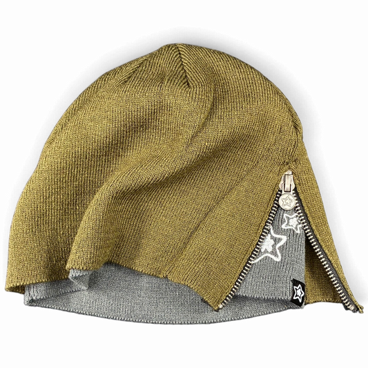 OLIVE ZIPPER SKULLY