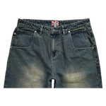 WASHED BLUE STAR JEANS