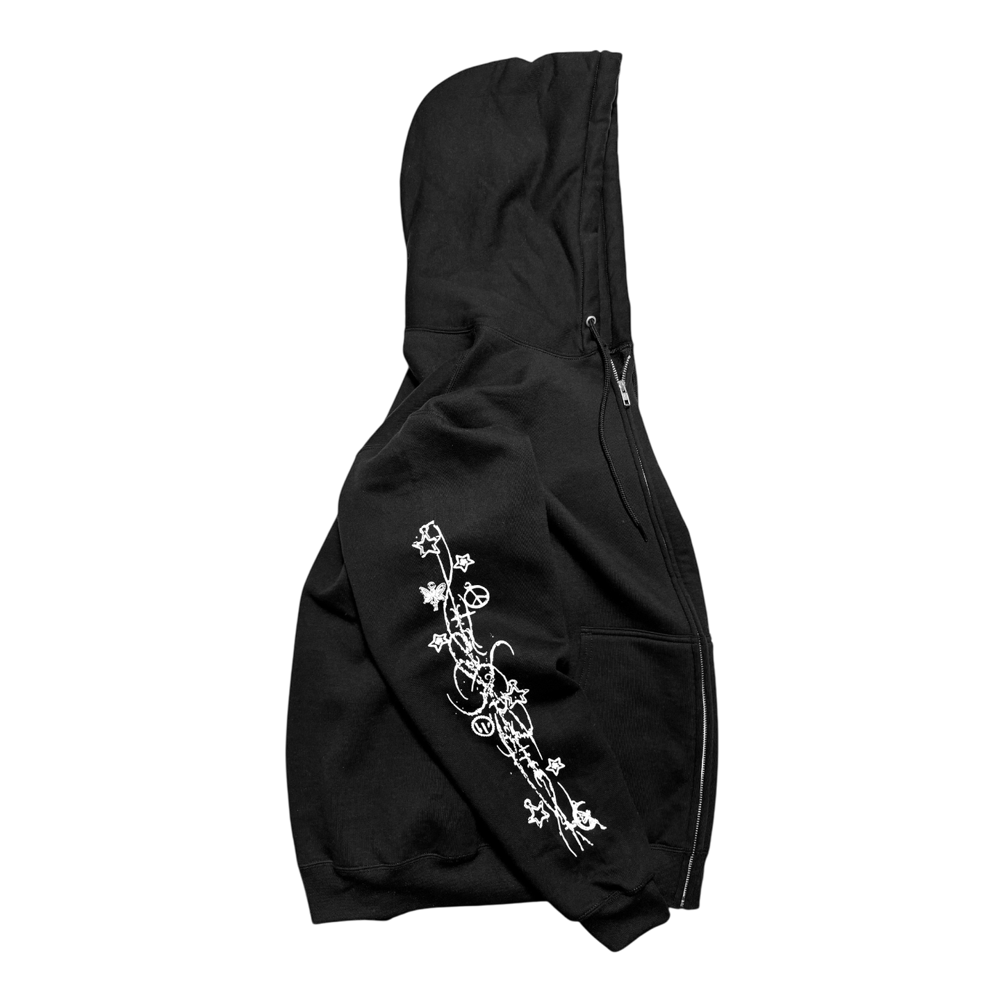 WASTE HOODIE BLACK