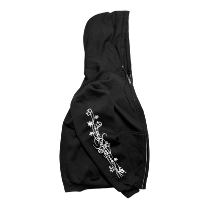 WASTE HOODIE BLACK