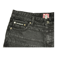 LAYERED STAR JEANS BLACK