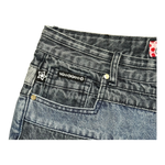 LAYERED STAR JEANS BLUE
