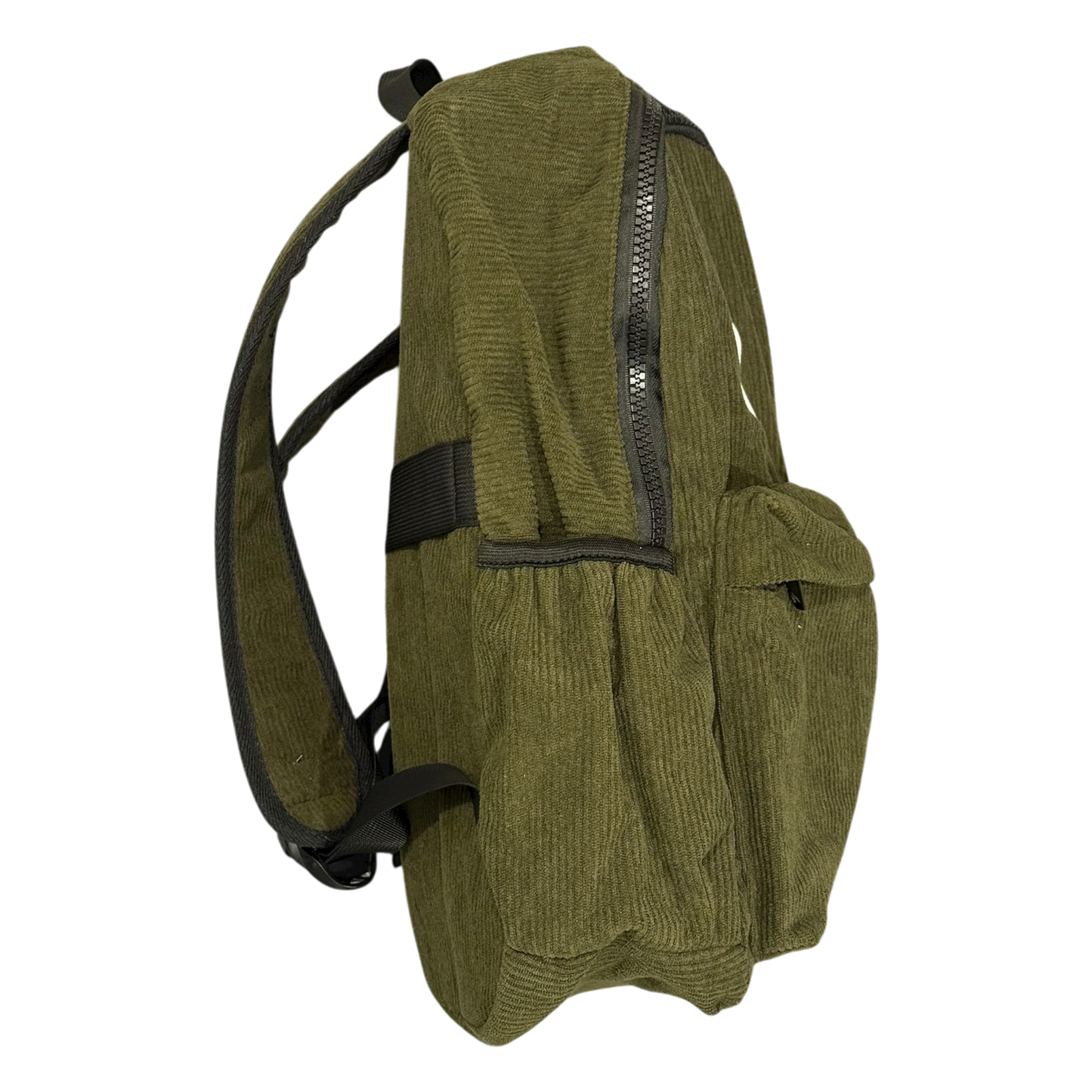 OLIVE CORDUROY BACKPACK