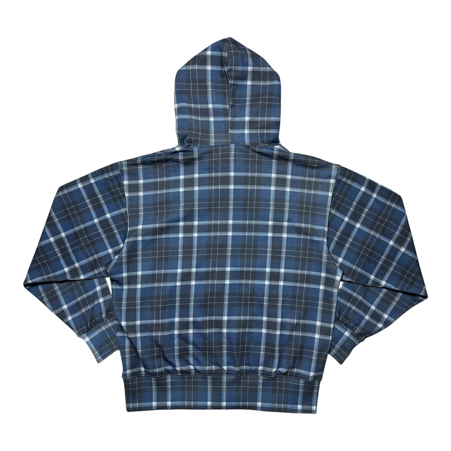 PLAID FULL ZIP BLUE PLAID FULL ZIP BLUE