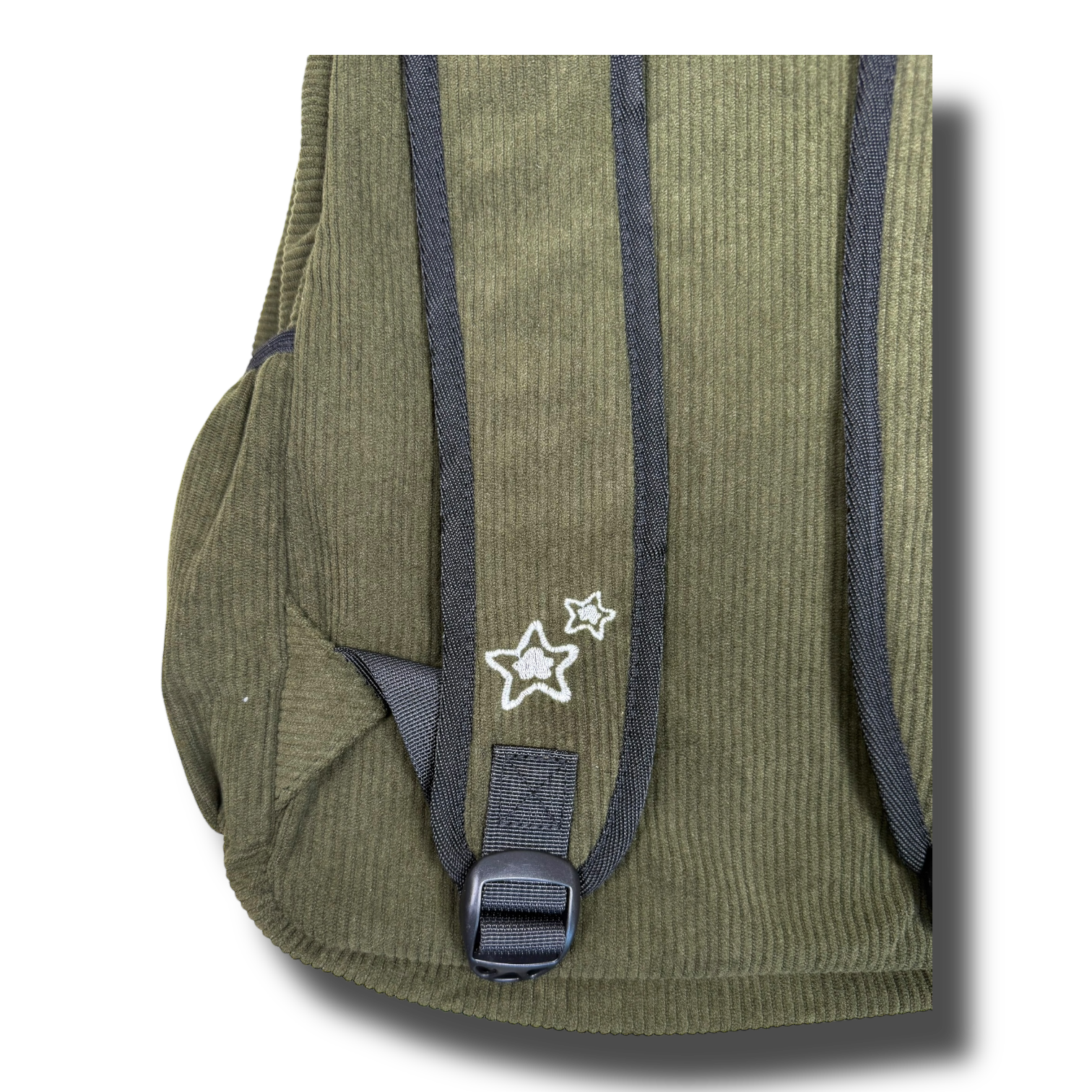 スケートボード Star team olive corduroy backpack OLIVE CORDUROY BACKPACK – The Star Team