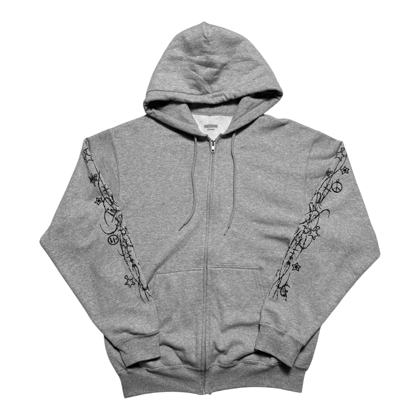 WASTE HOODIE GREY