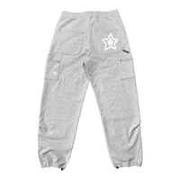 LEOPARD SWEATPANTS GREY