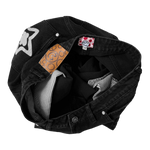 WASHED BLACK STAR JEANS