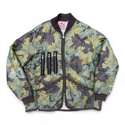 CAMO BOMBER JACKET