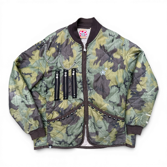 CAMO BOMBER JACKET