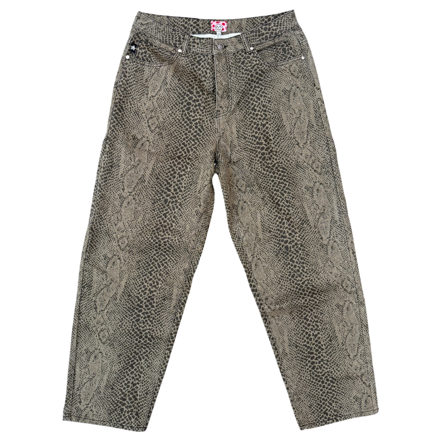 SNAKESKIN STAR JEANS