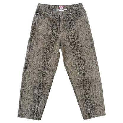 SNAKESKIN STAR JEANS