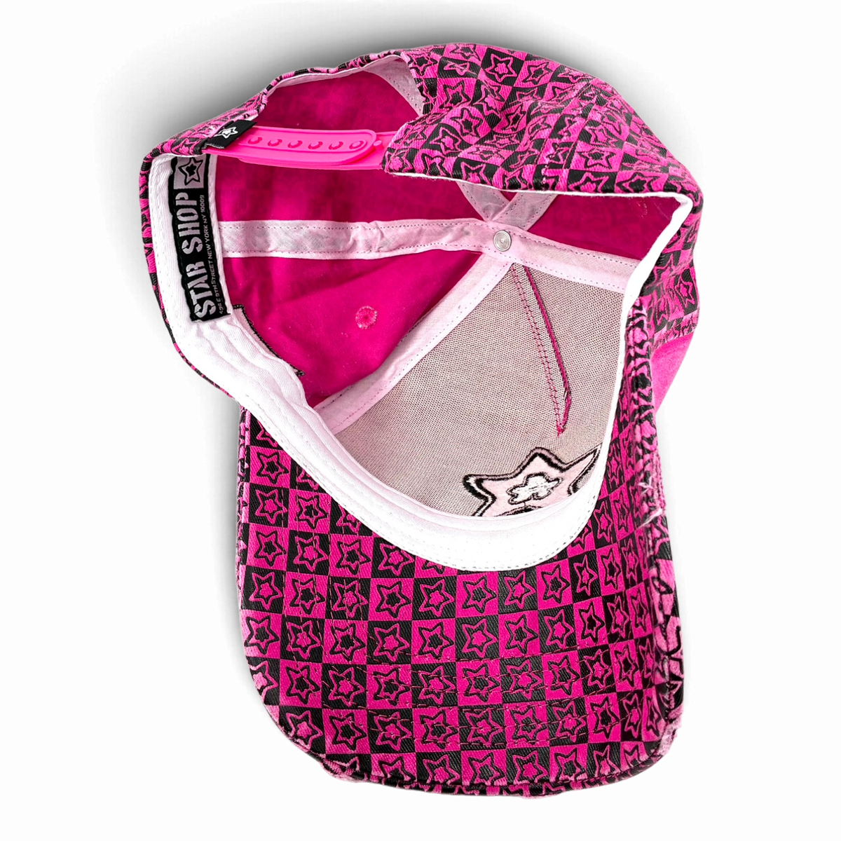 PINK CHECKER TRUCKER HAT