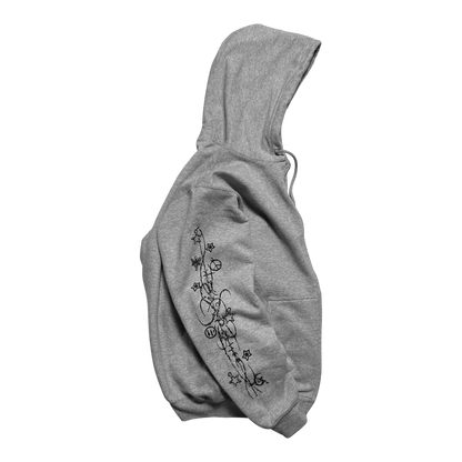 WASTE HOODIE GREY