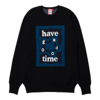 HAVE A GOOD TIME KNIT SWEATER BLACK