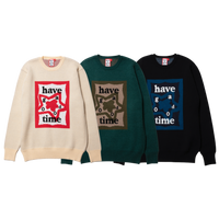 HAVE A GOOD TIME KNIT SWEATER BLACK