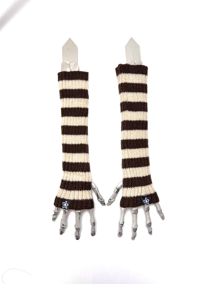 WRIST WARMER BROWN/SAND