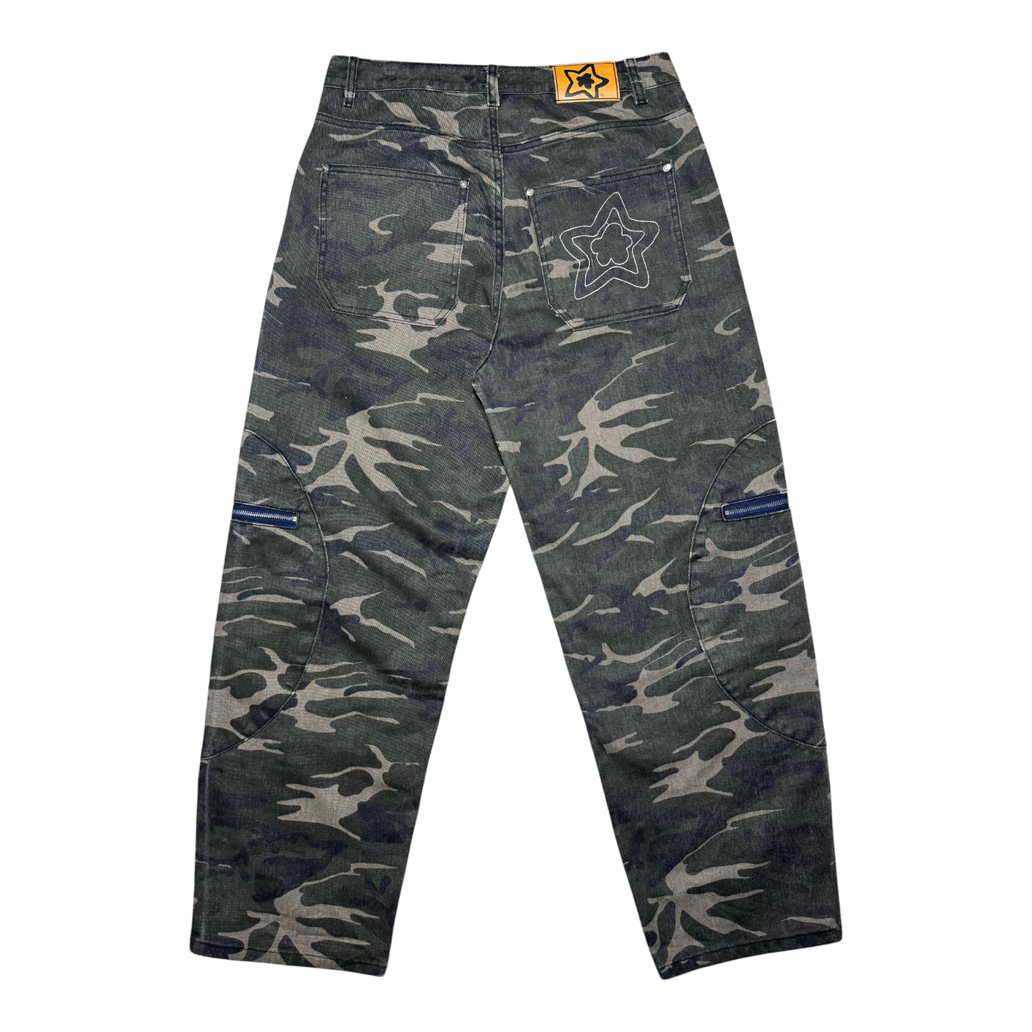CIRCLE CARGO JEANS CAMO