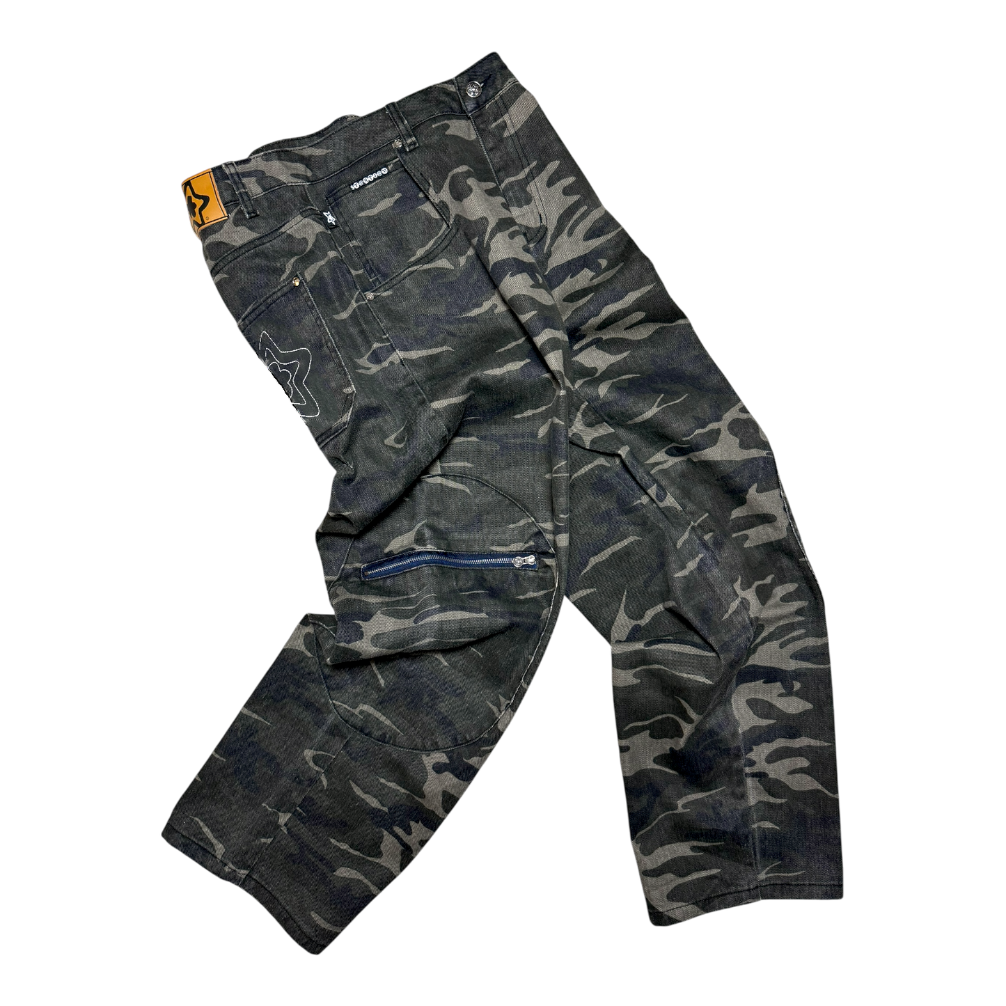 CIRCLE CARGO JEANS CAMO
